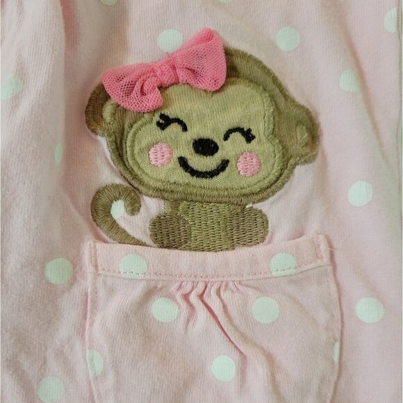 Set of Two Carters Baby Girl Rompers - Picture 3 of 16